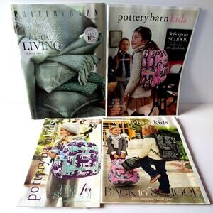 Lot of Pottery Barn Catalogs 2013 2014 - LookBooks for Junk‎ Journal Vision Bd
